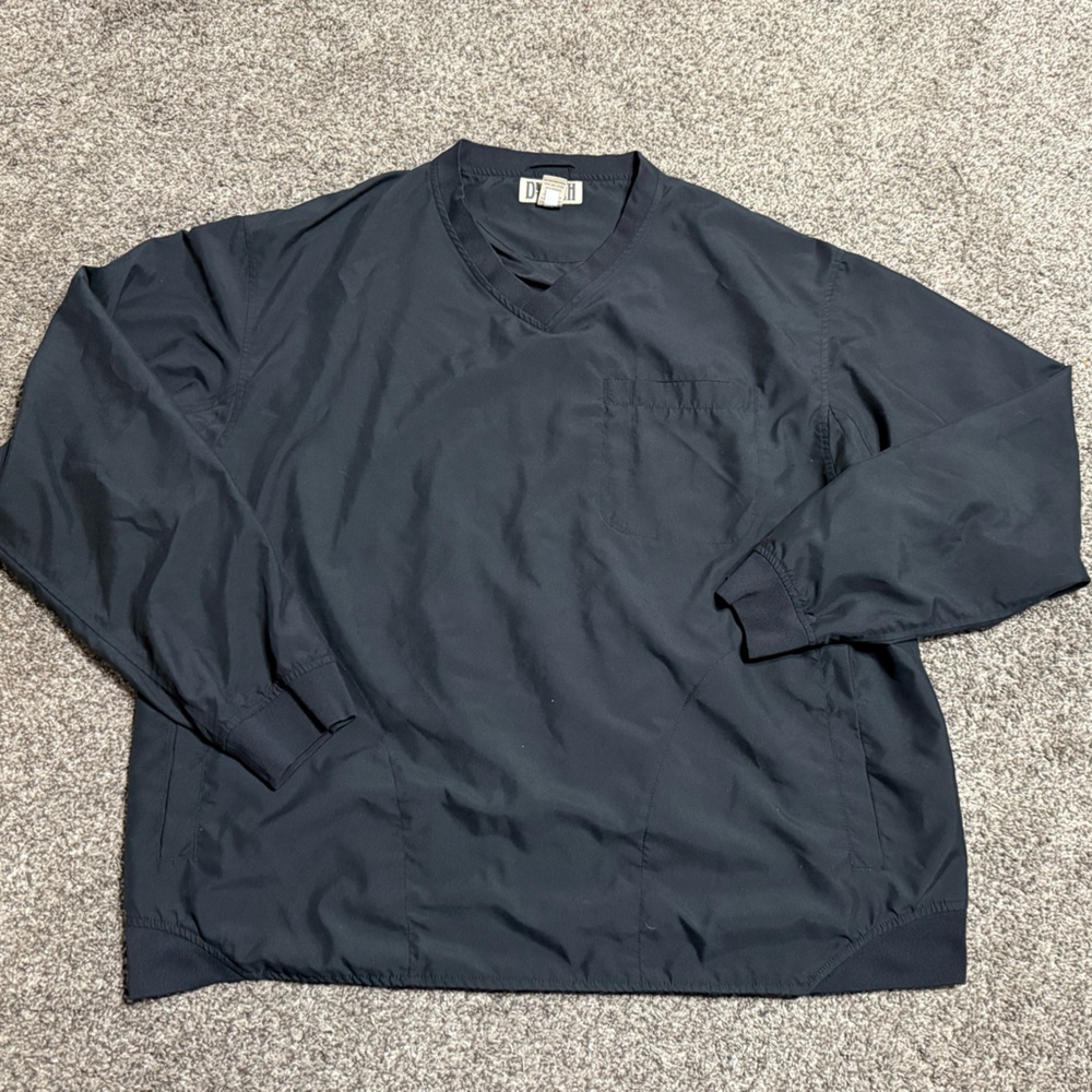 Duluth Men’s Black V-Neck Pullover size 2XL